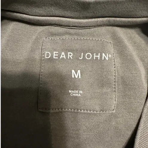 Dear John  Maddox Boyfriend Cropped Tee Size Medium Short-Sleeve Premium