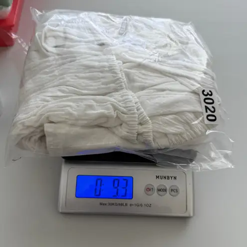 Up Front Womens Milkmaid Top Size L White Peasant Boho Cottage Babydoll Fairy Size L