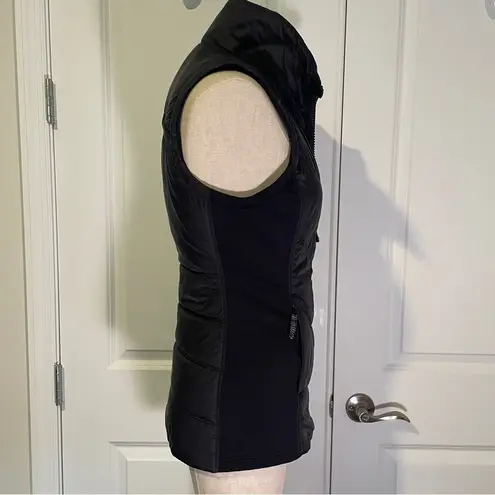 Athleta  Black Quilted Puffer Vest - Size XS