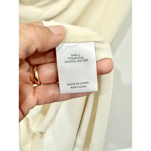 Camila Coelho Fellie Crop Top & Claire Midi Skirt Set Cream Women's Size Medium