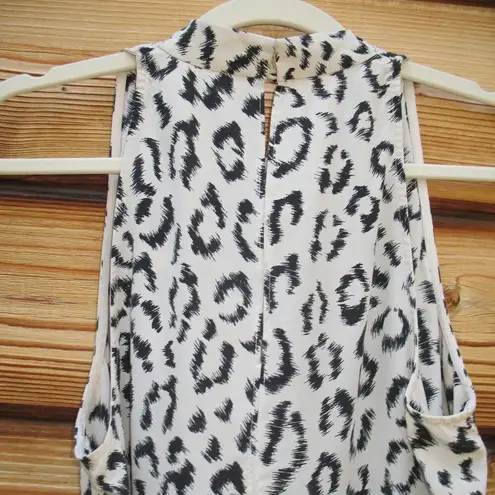ALC Frank A.L.C Ella Leopard Print Top Blouse