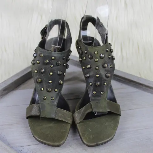 Donald Pliner Nekita Leather Studded Sandals