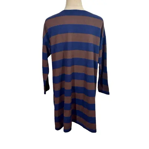 ICHI ANTIQUITES Made in Japan 100% Wool Striped Sweater Dress Brown Size undefined