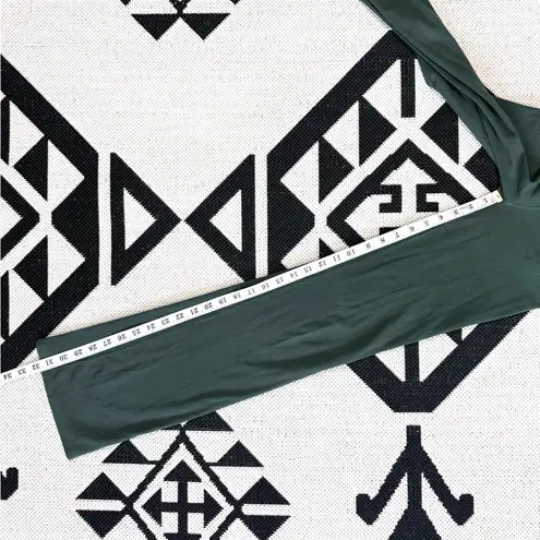 Pact Stretch Ribbed Bootcut Leggings in Dark Green Small