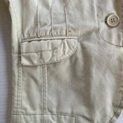 Clique Embroidered Cream Jacket Med