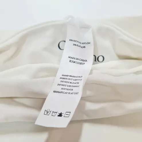 Camila Coelho Catarina High Waist Bottom in Creme