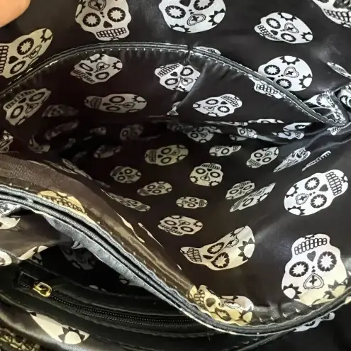 COCOS Rico skull crossbody purse‎ Black