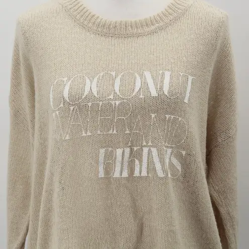The Laundry Room Pullover Sweater Oversized Coconut Water And Bikinis Small