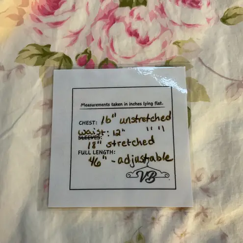 2seeyou White Floral Embroidered Deep V Neck Elastic Waist Maxi Dress Size Small