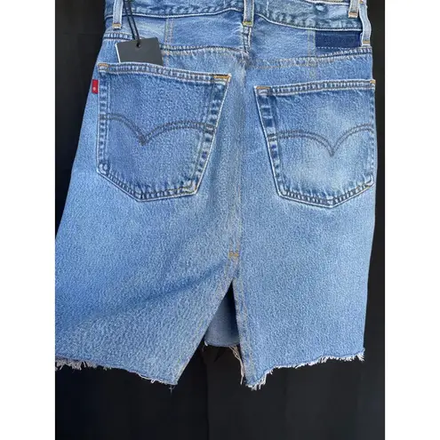 RE/DONE $495 NWT x LEVI'S DOUBLE WAISTED PENCIL SKIRT SZ 25