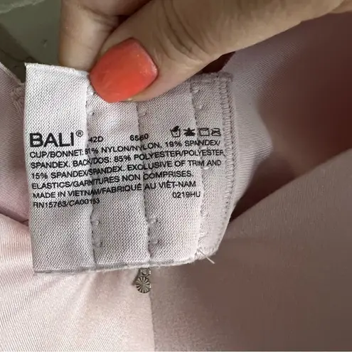 Bali Light Pink One Smooth U Smooth Hidden Underwire Bra 6560