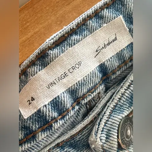 Subdued Vintage Crop denim Shorts Blue Size 24