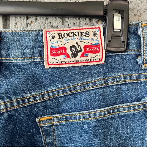 NWT Vintage Rockies Denim Jeans Relaxed 80s 90s Size 32 Blue