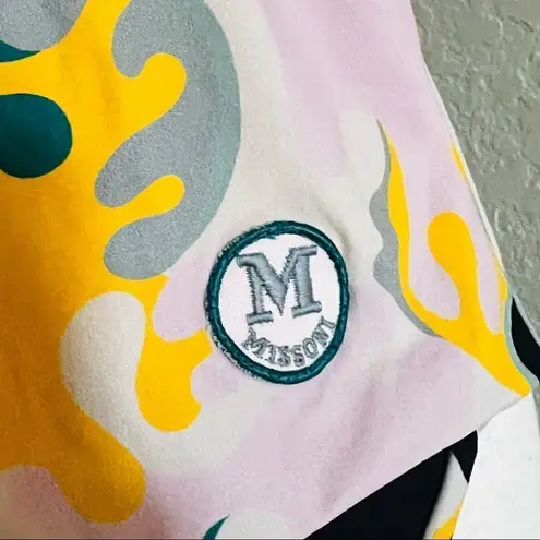 Missoni Printed Halter One-Piece Swimsuit, Size 42 Euro (8 US) Multi Color, NWT