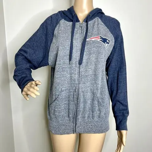 NFL  New England Patriots Full Zip Hoodie Sweatshirt