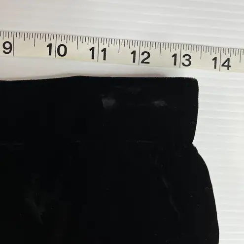 Oscar de la Renta Pencil Skirt Vintage Retro 70s Black Velvet Sz 8 Something!