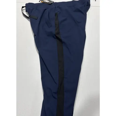 Avia Crop Jogger Pants Activewear Drawstring Semi Fitted Womens XXL (20) Blue