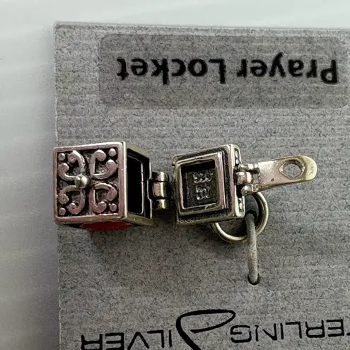 Vintage Cellini Charms Sterling Silver Prayer Locket Heart Y2K Pendant 925 NEW