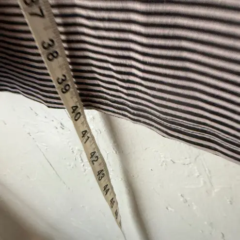 KAVU Maxi Skirt Striped Fold Over Waistband Casual Women L Outdoor Sustainable