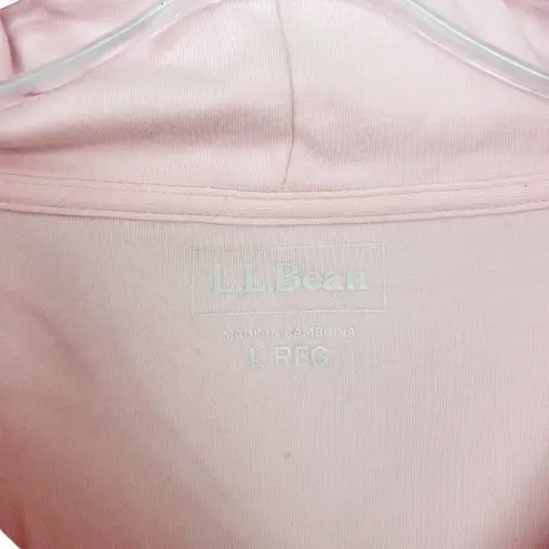 L.L.Bean  Light Pink Long Sleeve Shirt Sz L