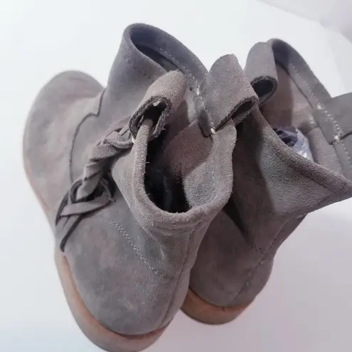 Soludos Suede Braided Ankle Boots