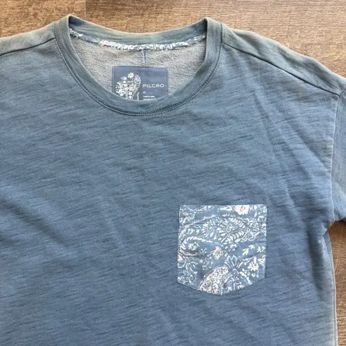 Pilcro and the Letterpress  ANTHROPOLOGIE Sutton Cropped Tee Top Size Medium - Image 3