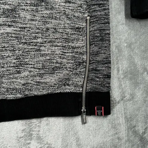 Superdry Dress Womens Medium Black Gray Cut & Sew Sweatshirt Dress Streetwear