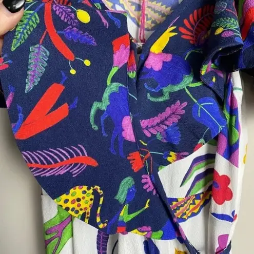 NWT CELiAB Cereza Wrap Dress Tropical Size XS