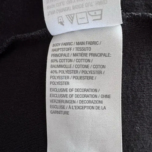 Vintage Quacker Factory Fall Autumn Sweater Embroidery Leaves Rhinestones Large Black