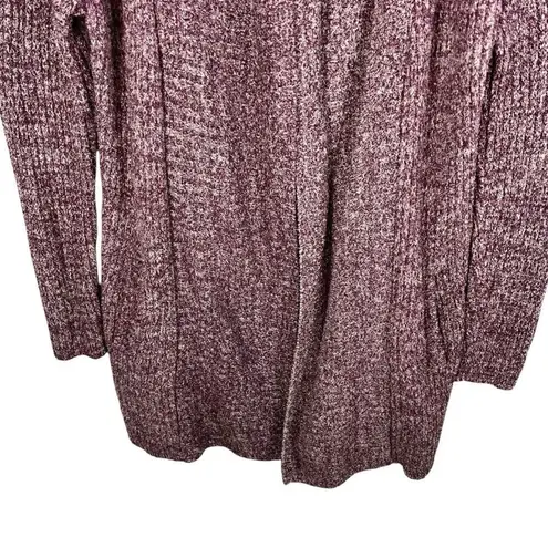 Barefoot Dreams Cozychic Lite Montecito Cardi Cardigan Wrap Heathered Plum Sz M