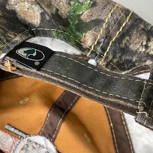 Mossy Oak NWT  Brown Bill with Cream Stitching and Camo Back Panels - Image 9