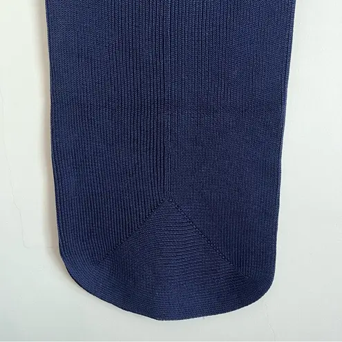 Jil Sander  • Navy Knit Pencil Skirt Sweater Knit