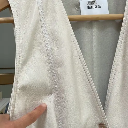 Nanushka Vegan Leather Menphi Dress Size XS