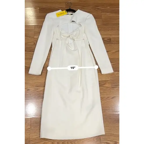 DUNDAS bride wool Ivory Long sleeve NWT Carter Cut