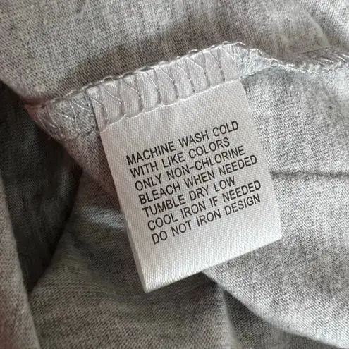 Freeze Womens Crop Top T Shirt Short Sleeve Messy Hair and Sweatpants Gray XL Size undefined