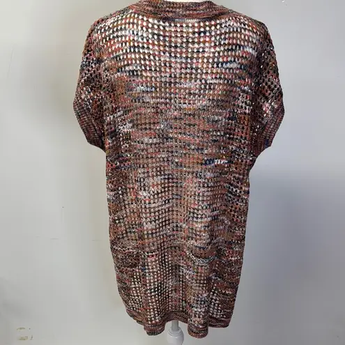 None Hollow Out Crochet Knit Pullover Sweater Swimsuit Coverup Casual Short Sleeve