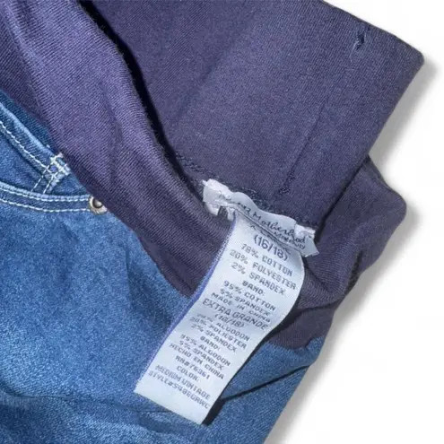 Planet Motherhood Maternity Jeans XL (16/18) Medium Vintage Wash Blue Size undefined