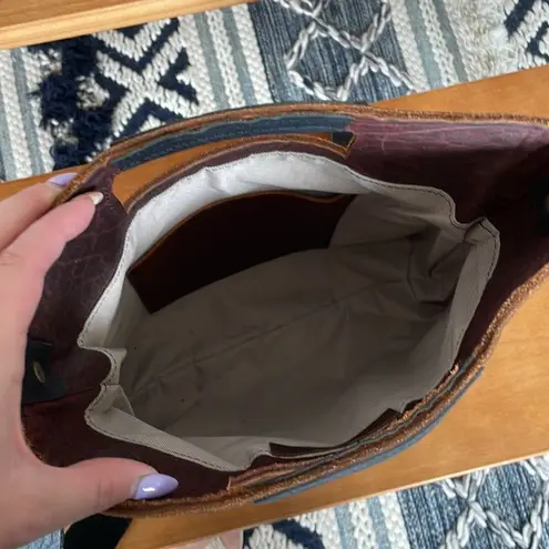 Stone Feather Road Custom Cowhide LeatherāBantam Bag