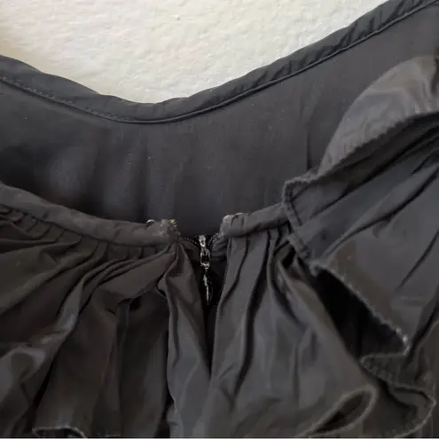 Alexis Benicia Ruffle Mini Dress in Black