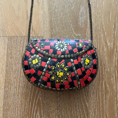 Artisan Mosaic Crossbody Bag