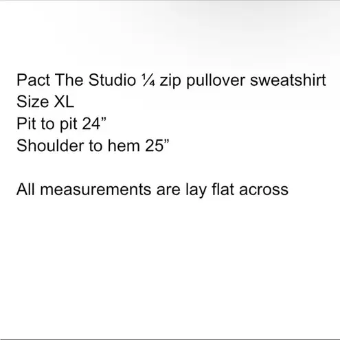 Pact Women's Organic Cotton 1/4 Zip Sweatshirt Jacket Mock Neck Green Purple XL