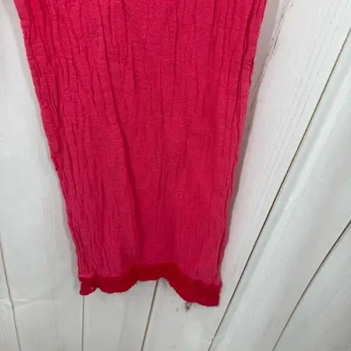 Cottonways Women’s 1 Eddie Guava Gauze Pants LagenLook Minimalist New Pink Size M