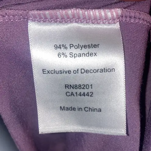 Mondetta Light Purple Lavender Tank Top Athletic Top Size SP