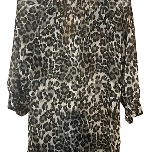 Bordeaux  Black and White Patterned Top - Image 2