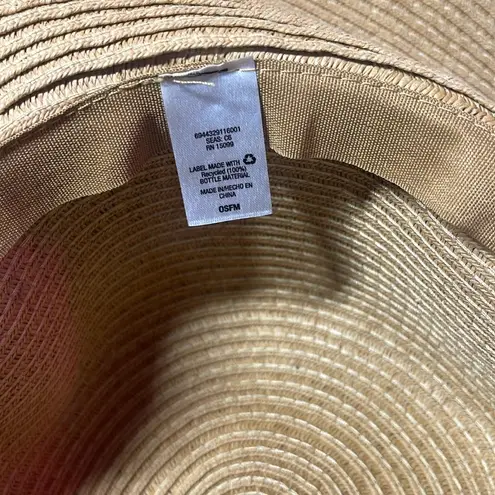 Target  Paper Grass Straw Hat Tan Color Fashion Wide Sun Hat Floppy