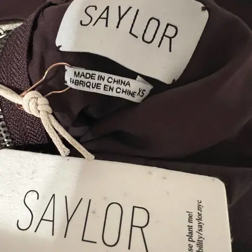 Saylor | Rach Midi Dress in Plum | Sise XS