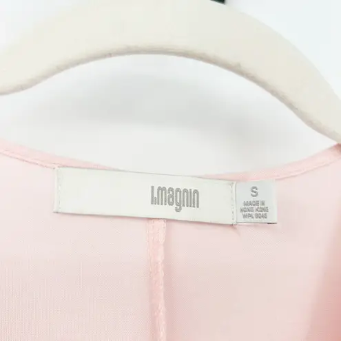 I.Magnin Barbiecore Vintage Modal Blend Lounge House Maxi Dress Size S Pink