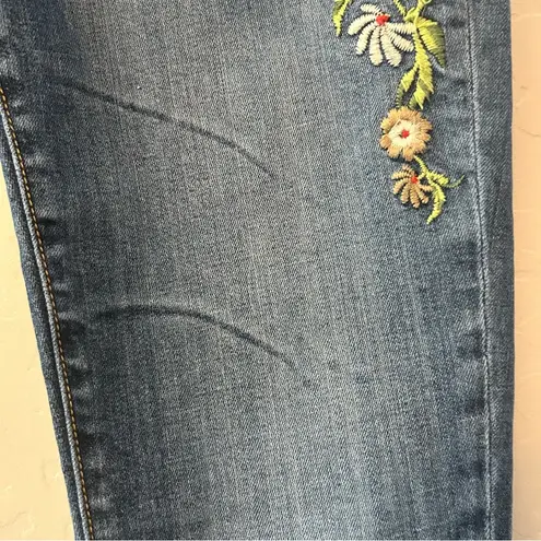 Driftwood Jeans Marilyn floral embroidered jeans size 26