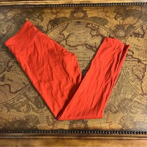 Koral NWT Womens Rouge Red Drive High Rise Blackout Activewear Legging sz S