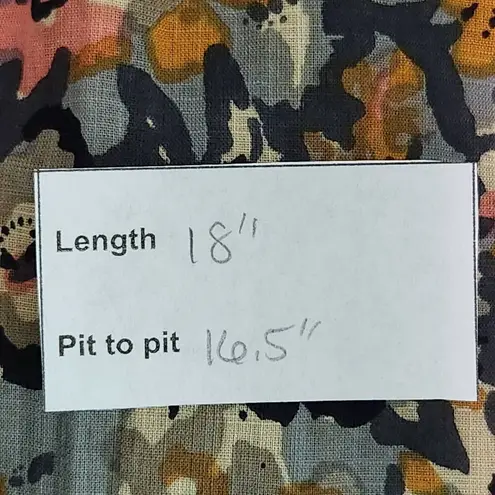 Bishop and Young Gray Floral Blouse with Ruffle Sleeves NWT Size Small Anthro Top